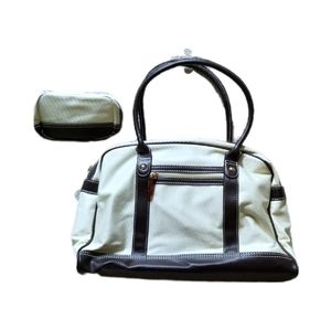 *Estee Lauder purse with matching makeup bag*